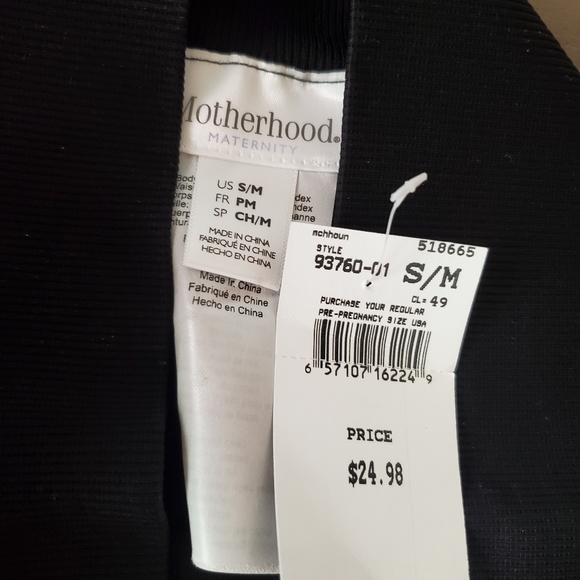 Motherhood Maternity Cropped Leggings NWT - Picture 6 of 9